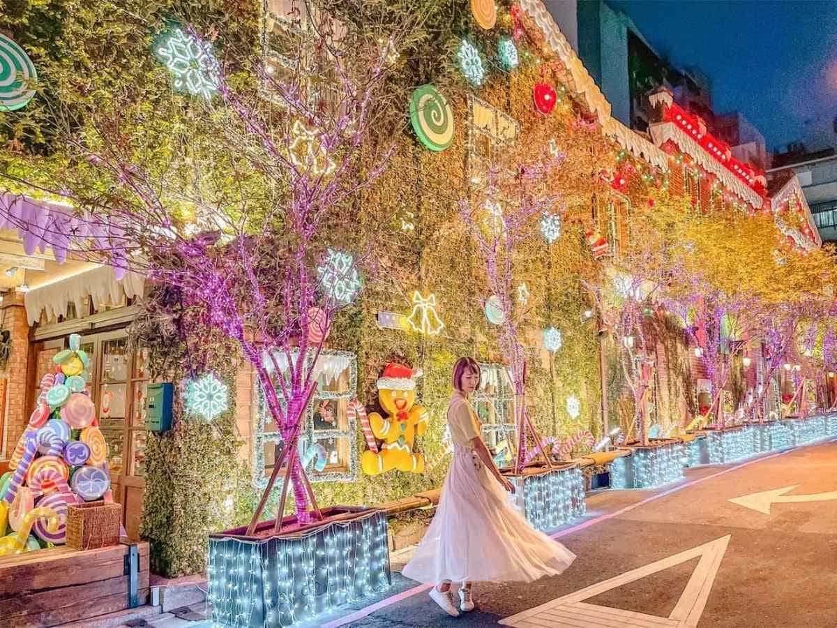 台中街頭驚見「放大版薑餅屋」!老宅燒肉店大變身,搶拍薑餅人、糖果耶誕樹 台中街頭驚見「放大版薑餅屋」!老宅燒肉店大變身,搶拍薑餅人、糖果耶誕樹