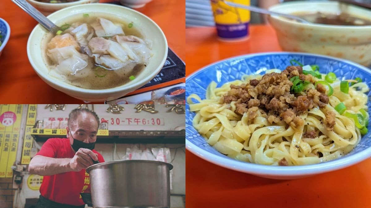 100元就吃飽!台中百年「老字號福州意麵」藏身市場,必點純手工乾麵尬餛飩湯(中獎名單公布)
