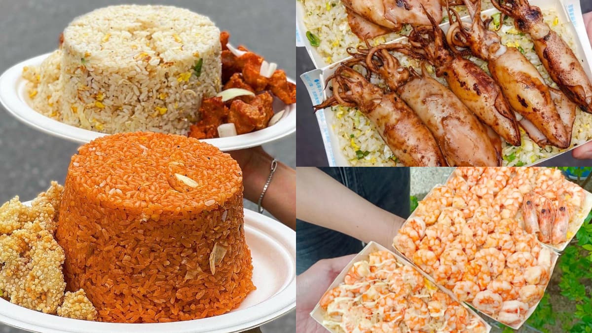滿到蓋不上!5家爆量系炒飯:鋪滿30隻白蝦、碗公炒飯最低55元、超狂燒肉山