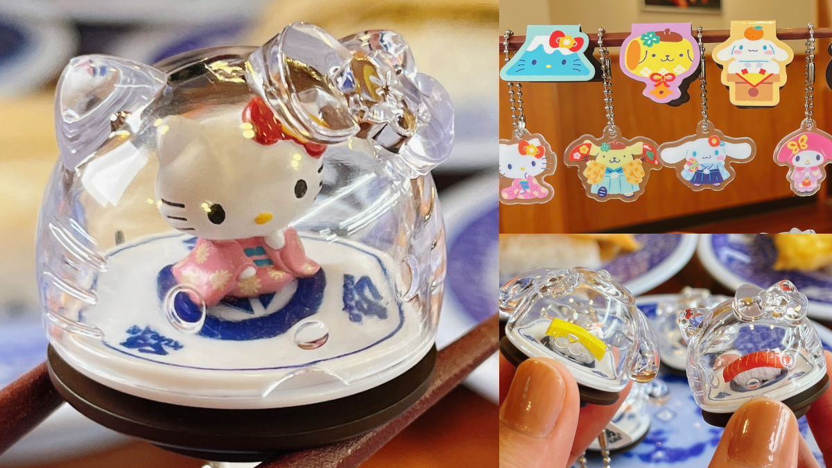 三麗鷗粉尖叫!可愛教主現身藏壽司,必收和風Kitty、美樂蒂、大耳狗開運扭蛋