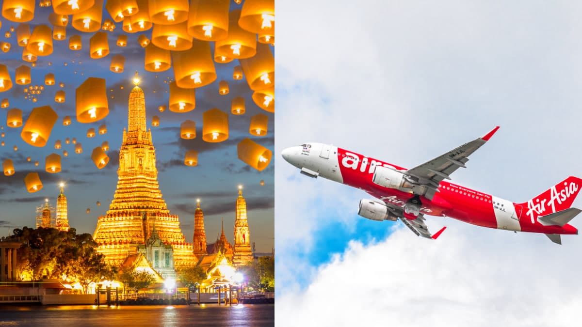 最低2480元起!AirAsia全新「台北-曼谷」限時開搶,春節連假快飛泰國避冬