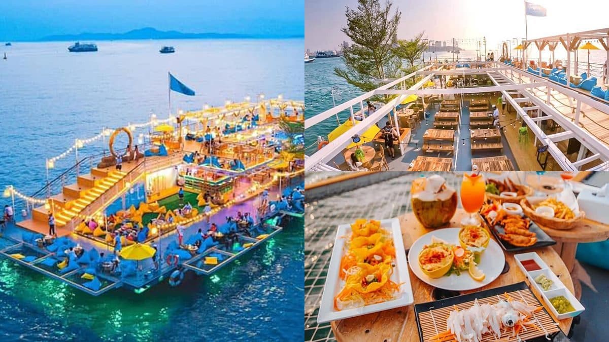 【新開店】超狂「海上漂浮咖啡廳」!必拍無敵海景環繞座位,釣魷魚現烤現吃