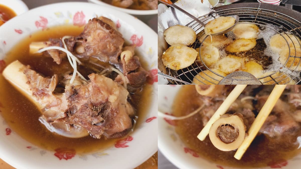 只要75元吸爆羊大骨!「88年羊肉湯老店」好評破千則,搭炸肉圓百元吃超飽