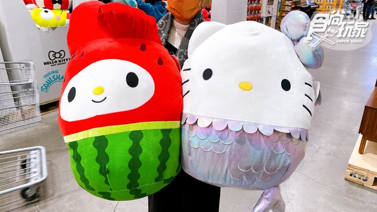 三麗鷗粉衝好市多!巨萌「20吋美樂蒂大抱枕」,再收Hello Kitty美人魚 三麗鷗粉衝好市多!巨萌「20吋美樂蒂大抱枕」,再收Hello Kitty美人魚