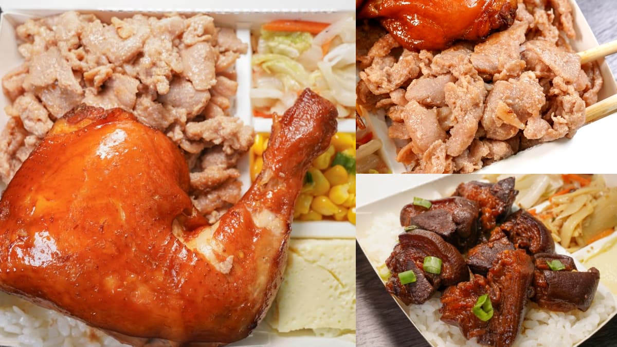 大雞腿+燒肉雙拼僅100元!爽嗑巨無霸雞腿CP值爆表,鋪爆量燒肉滿到看不見飯