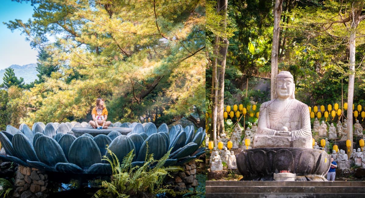 免費刷美照祕境!「南投最美佛寺」占地5公頃,搶拍巨型蓮花座、五百羅漢像