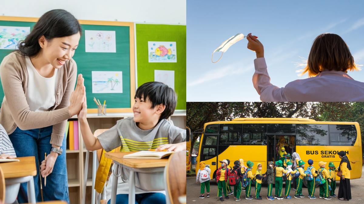 校園口罩解禁今上路!各級學校、幼兒園、補習班鬆綁,注意4場所仍需佩戴