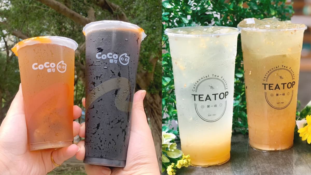 CoCo買一送一1日限定!仙草蜜、蕎麥冬瓜露第2杯0元,TEA TOP免費喝桂花凍飲