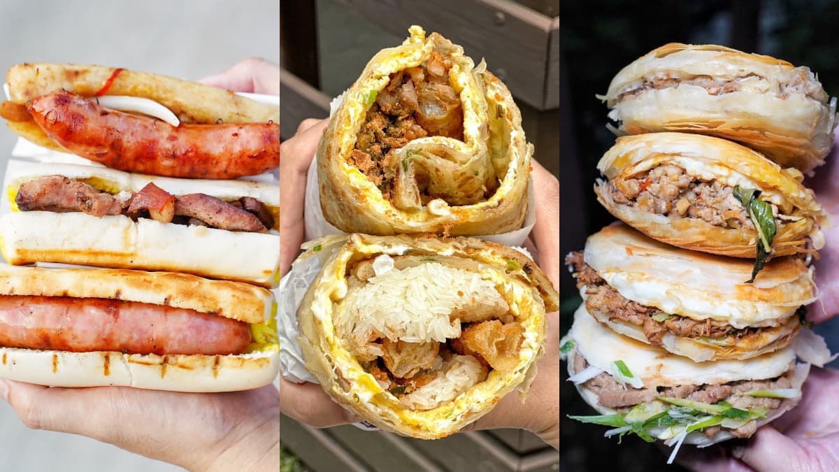 銅板價爽吃!北中部5爆量手拿美食:炸餡肉夾饃、蔥油餅包飯糰、銀絲卷香腸