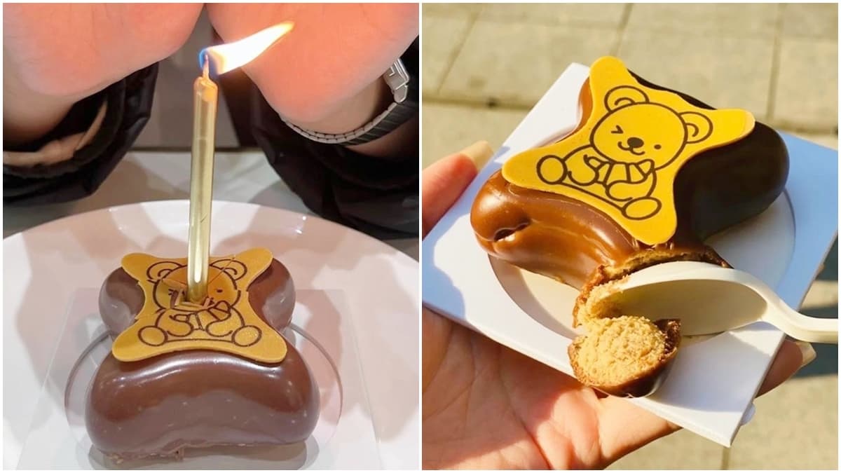 小熊餅乾變巨無霸!「小熊餅乾蛋糕」萌度暴擊,巧克力包裹榛果蛋糕超欠吃