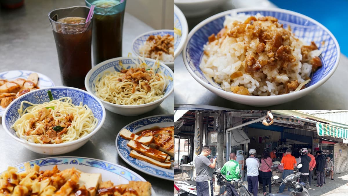 肉燥飯15元太佛心!台南市場「隱藏版小吃」在地人都愛,30元鹹香乾麵也必點