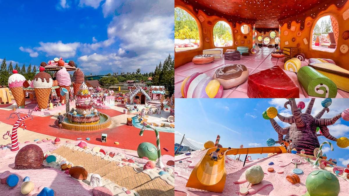 巨型糖果屋!暴紅「甜點樂園」媽媽少女心噴發,必衝「糖果樹滑梯」小孩嗨翻