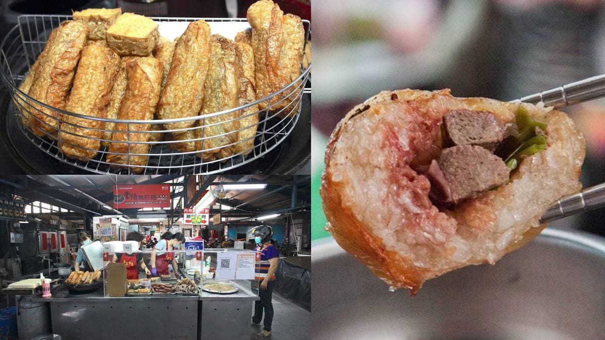 只有高雄吃得到!老市場90年「獨創豬肝捲」,金黃豆皮包「豆薯」口感超Q彈