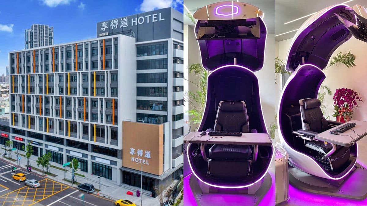 【新開店】台中超狂旅宿「享得道」爽玩電競座艙!岩盤浴、美甲服務通通有