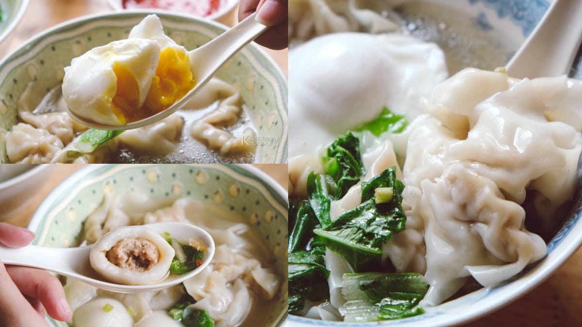 郭婞淳最愛!60年古早味「黃金比例」餛飩,綜合碗再加「湯圓+水波蛋」必點