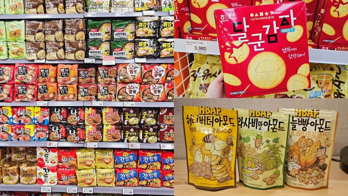 2023韓國「樂天超市」10款必買零食:魷魚遊戲餅乾、16元泡麵,買完直接退稅