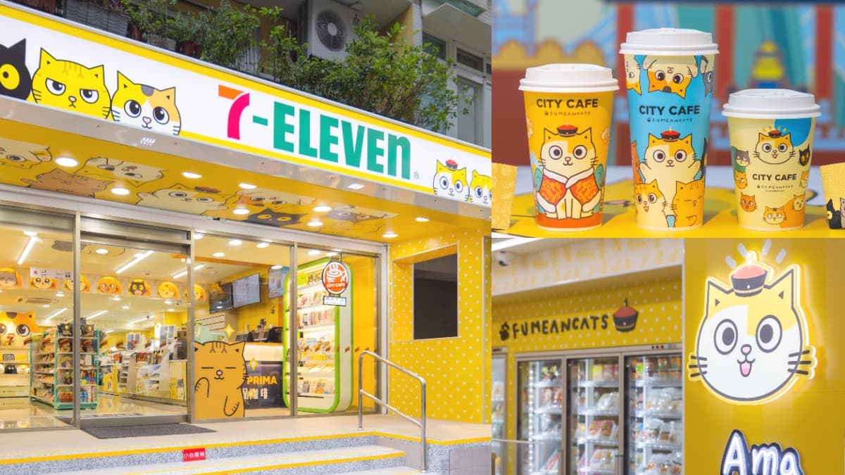 全台首家「7-11x黃阿瑪主題店」太好拍!超Q宮廷風用餐區、咖啡專屬杯快朝聖