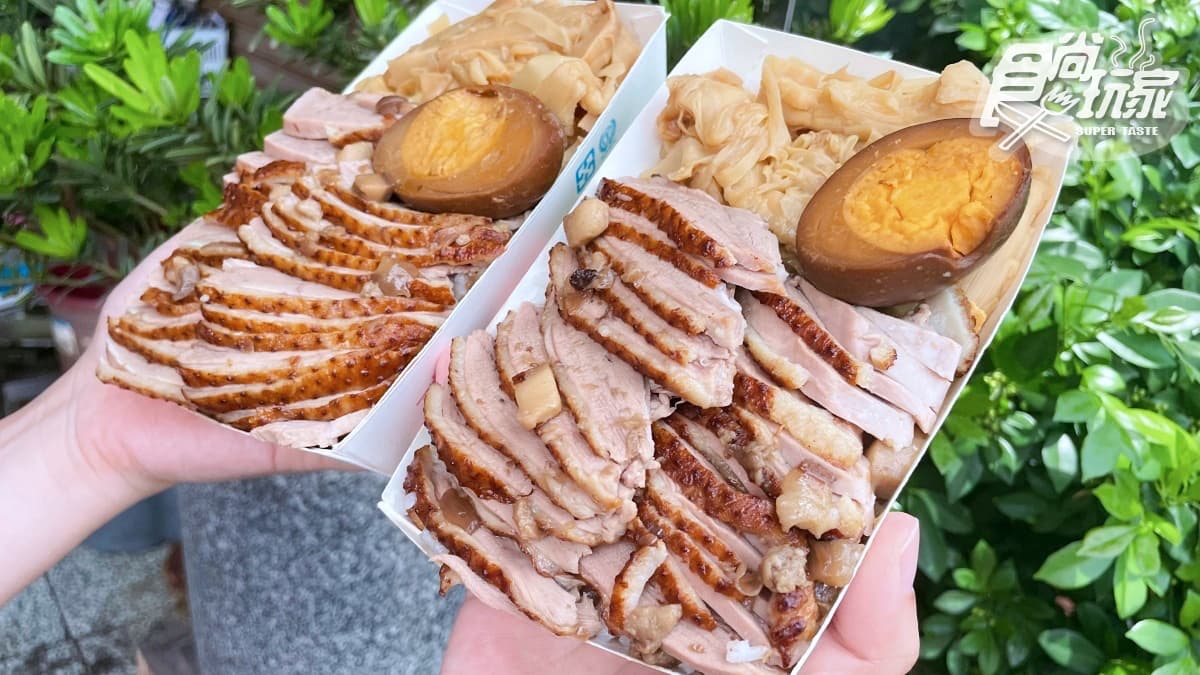 台南爆量百元餐!超狂隱藏版「鴨腿飯」滿到溢出來,吃一餐飽到天靈蓋