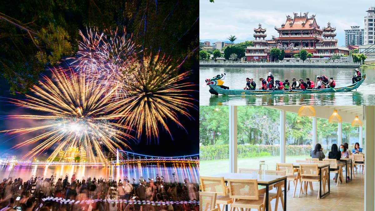 端午最應景!連假衝桃園看龍舟賽、1日限定煙火秀,順逛美食市集、景觀餐廳