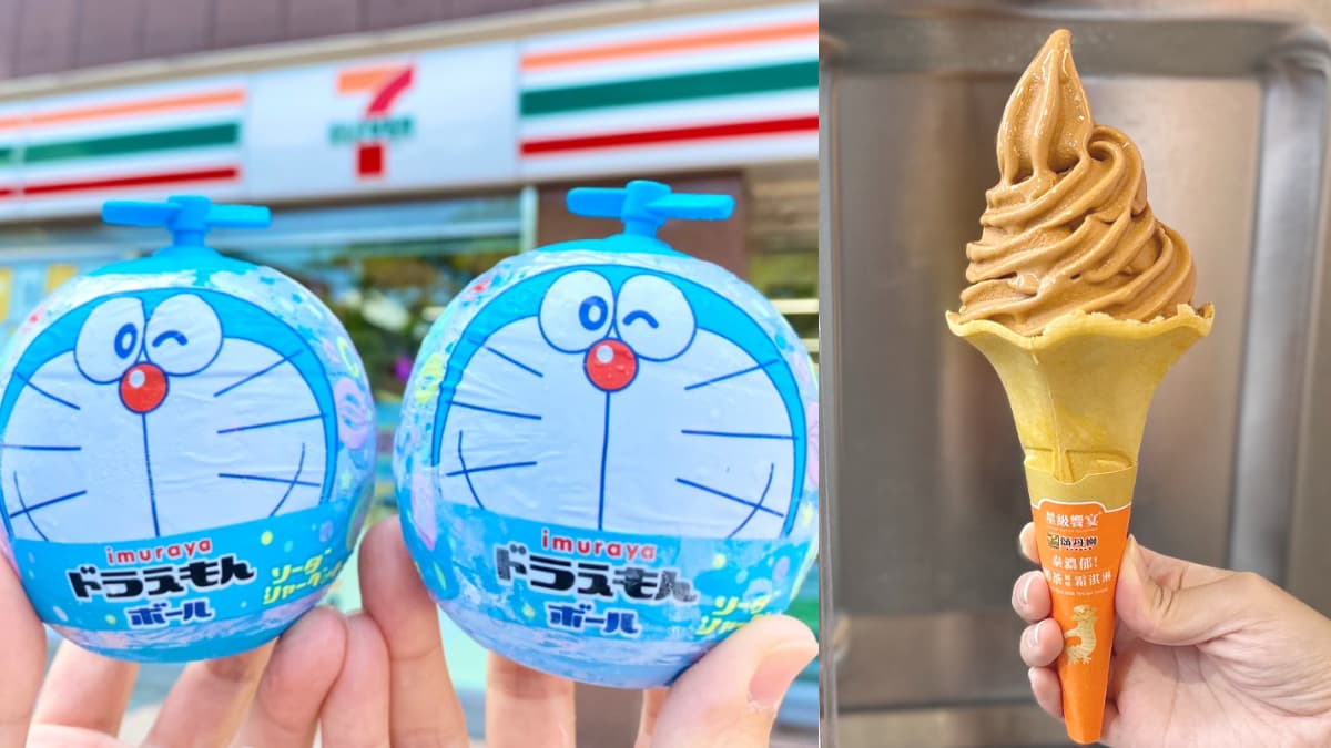 7-11哆啦A夢冰、泰奶霜淇淋!黑丸迪士尼奶凍推新款,再嗑COLD STONE買一送一