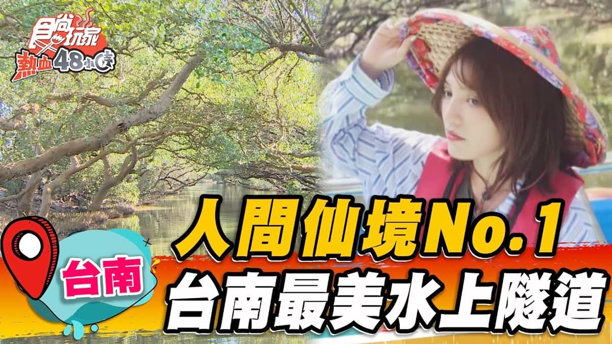 台版亞馬遜河!台南「絕美水上隧道」如人間仙境,搭船賞湖景、紅樹林超Chill
