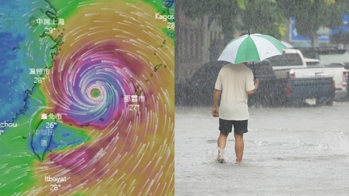卡努暴風圈下午觸陸風雨恐增強!4縣市有望連放2天颱風假?氣象局解答了