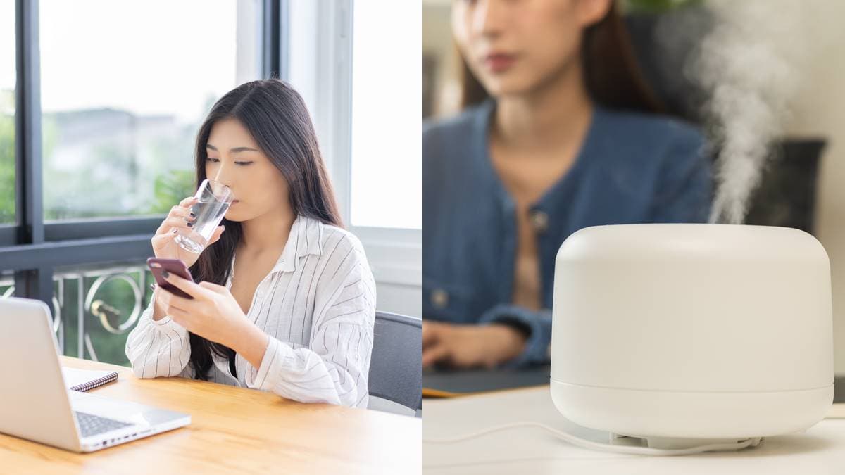 辦公室冷氣吹多肌膚乾!多喝水能幫皮膚補水?醫師揭真相破解「保濕3迷思」