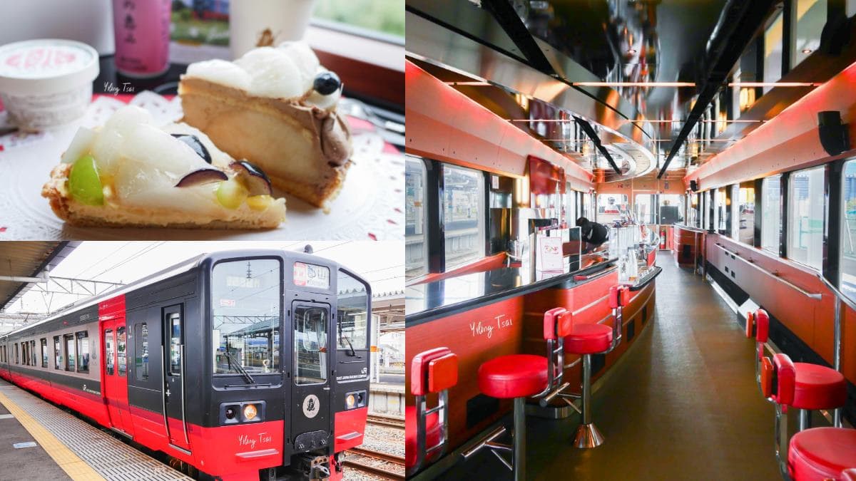 日限定「甜點列車」熄燈倒數!獨享蛋糕套餐只到12月,車廂變「奔馳咖啡廳」