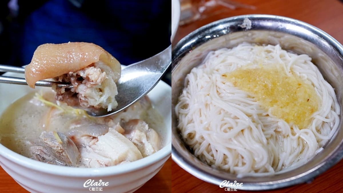 廟口美食紅到韓國!大稻埕50年「白煮豬腳」老台北人最愛,必搭40元爆量麵線 大稻埕美食:許仔豬腳麵線|白種元也愛的廟口美食