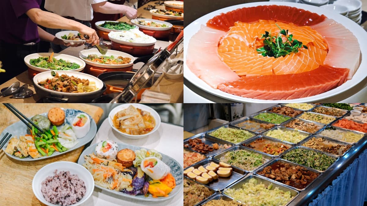 80元起爽嗑!雙北6超值素食吃到飽:平民版「果然匯」、全台最頂蔬食Buffet