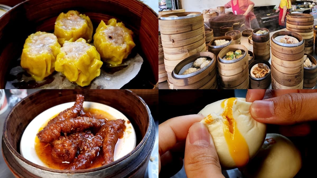 銅板價港點太佛心!中和「排隊早餐」7元起開吃,燒賣、流沙包、鳳爪都50元