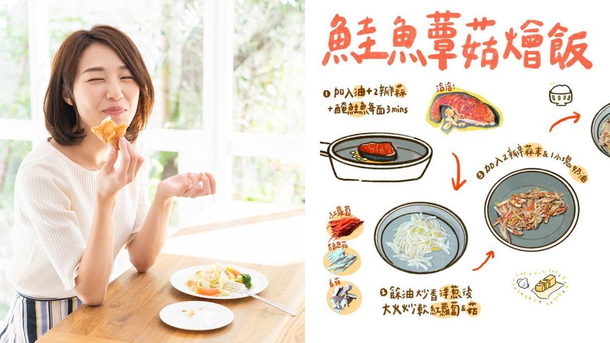 獨門減脂餐「5個月體脂降9%」!跟著料理達人吃就能瘦,手繪版食譜超Q(中獎公布)