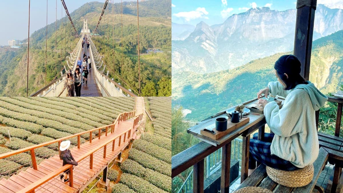 別只去阿里山!嘉義梅山12大祕境:最美茶園步道、台版九寨溝、海拔最高吊橋