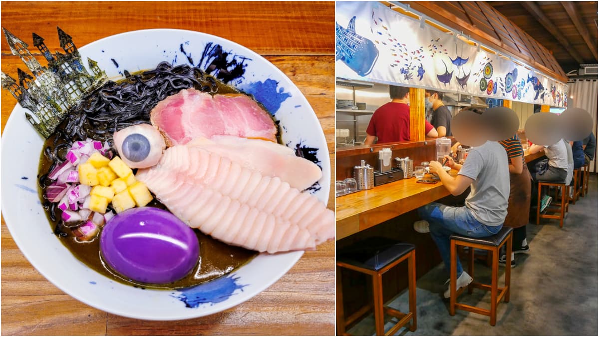 比大王具足蟲更狂!排隊名店「爆漿眼珠拉麵」限量50碗,切記「眼珠」一口吃