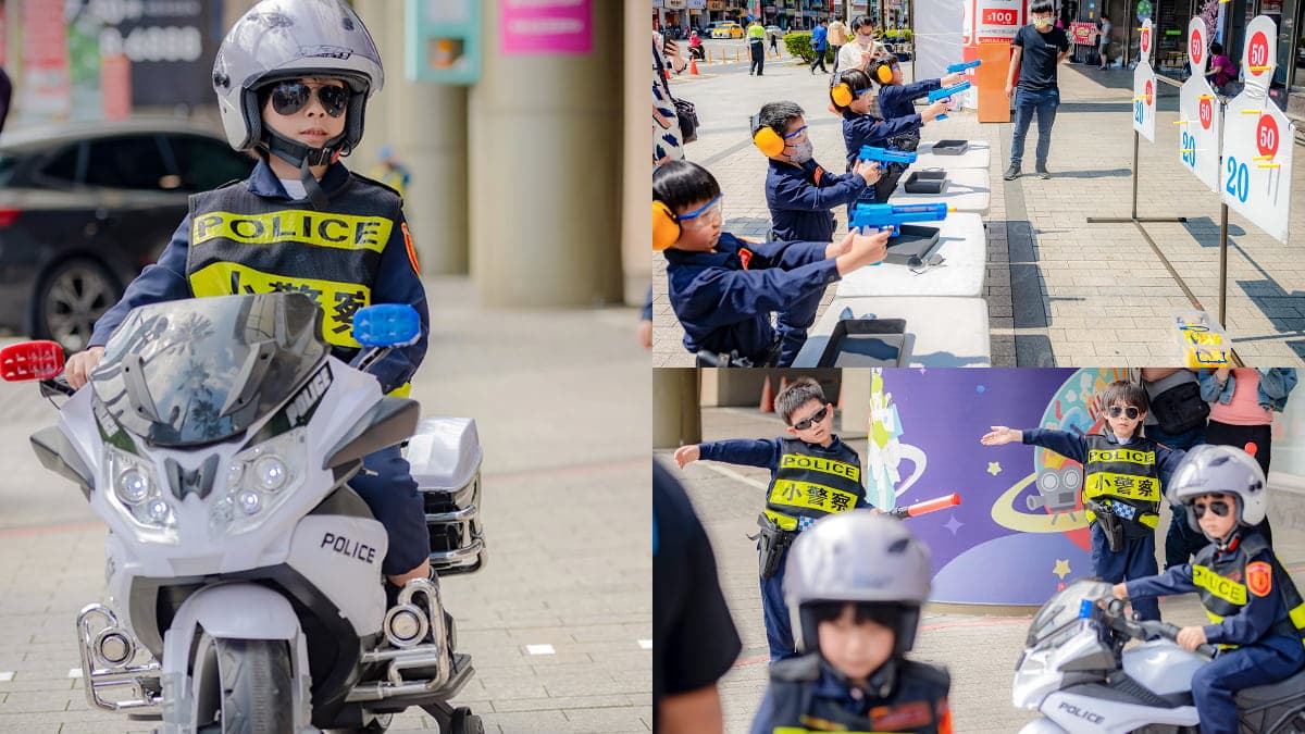 體驗1日小小警察!模擬開槍射擊、騎重機、指揮交通帥翻,職人體驗營快報名