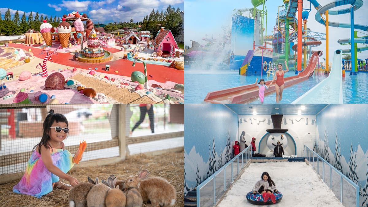簽證費省了!芭達雅4必衝親子景點:星際水樂園、夢幻糖果屋、童話風農莊
