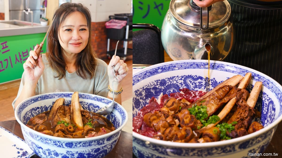 挑戰全台最大碗!台南15公斤「巨無霸牛肉麵」超浮誇,爽嗑溫體牛小排、牛尾