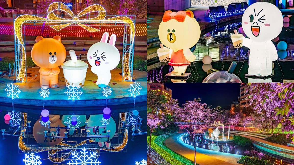 熊大、兔兔占領台中!LINE FRIENDS限時快閃「台中耶誕嘉年華」,加碼逛市集