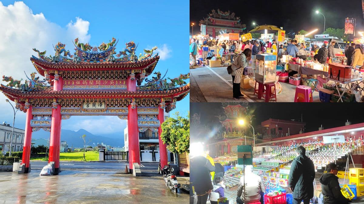 宜蘭全新「媽祖廟夜市」開幕!每週一、二開逛百家攤位,免費抽3C、夜市美食