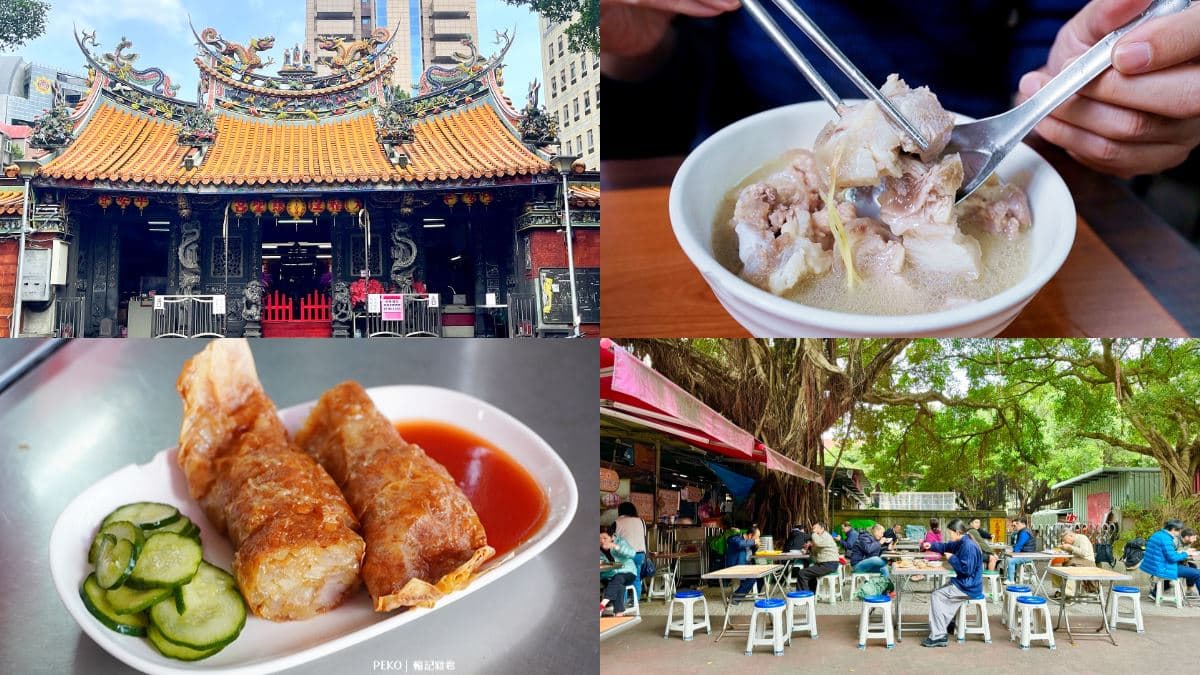 廟口榕樹下開吃!大稻埕慈聖宮5攤老店美食:台北3大鹹粥、銷魂白煮豬腳