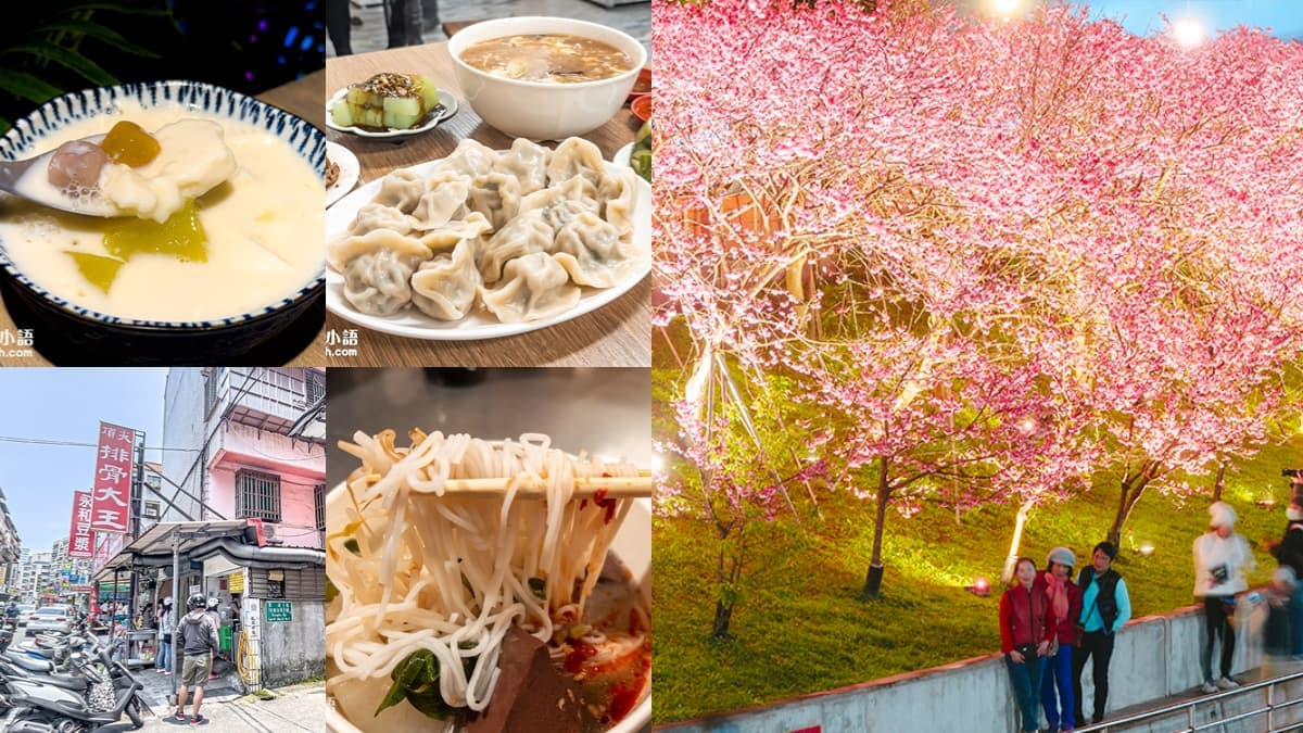 「3公里夜櫻步道」免費拍到飽!內湖櫻花季賞花時間曝,順吃公園周邊4美食