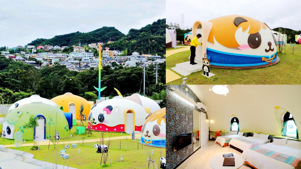 熊貓變身超Q度假屋!「彩繪熊貓屋」25種造型任你住,夜晚再體驗觀星導覽