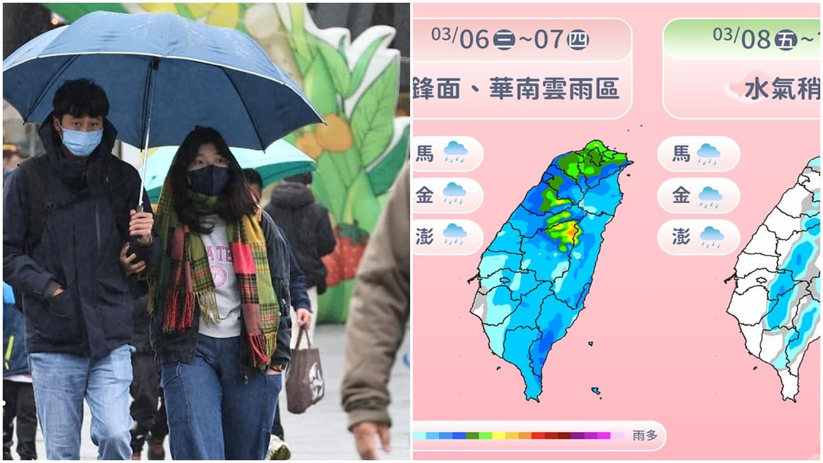 強烈冷氣團「這天」報到連冷4天!2天全台有雨、北部低溫下探10℃