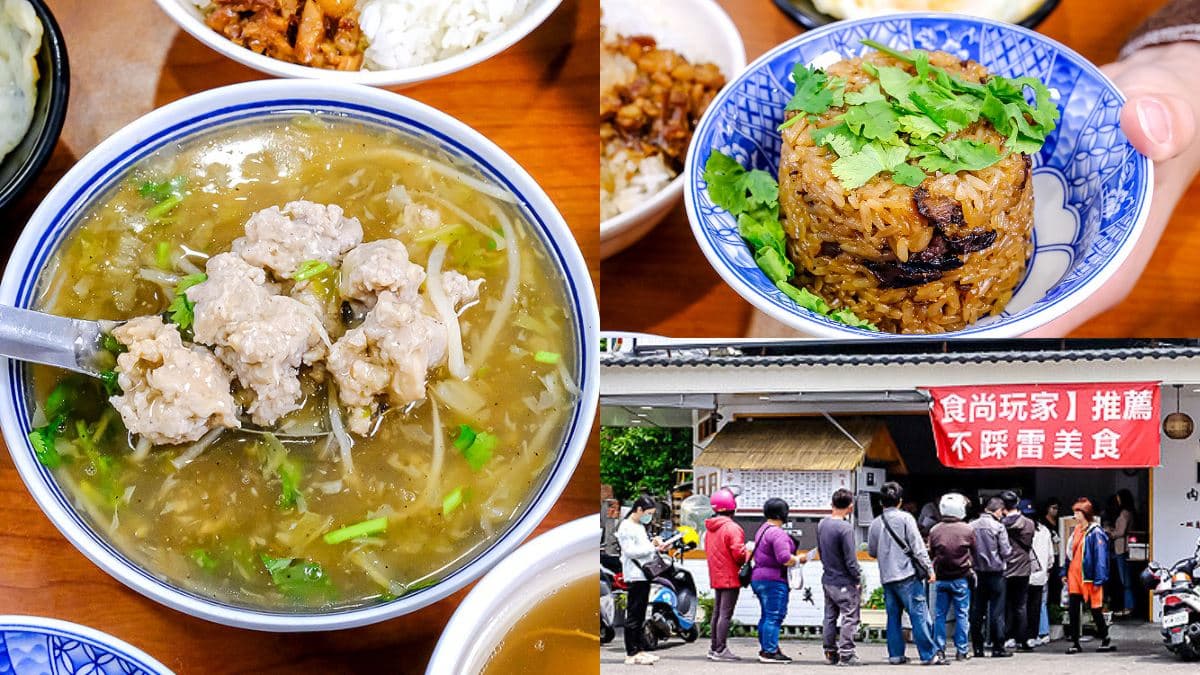 「肉羹界的LV」在台中!「辦桌味肉羹」日賣700碗,大顆米糕飄麻油薑香