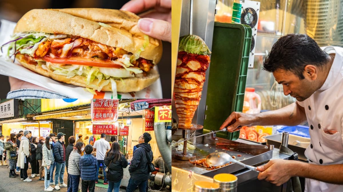 「台北最強沙威瑪」藏身這夜市!土耳其帥老闆現做,塞爆滿滿配料不手軟