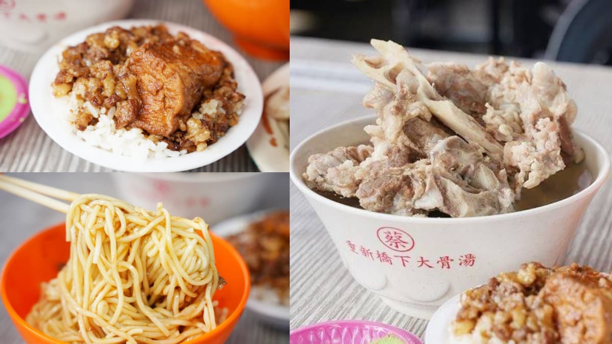 跳蚤市場隱藏版美食!大碗公「大骨湯」百元有找,飯麵通通30元便宜開吃