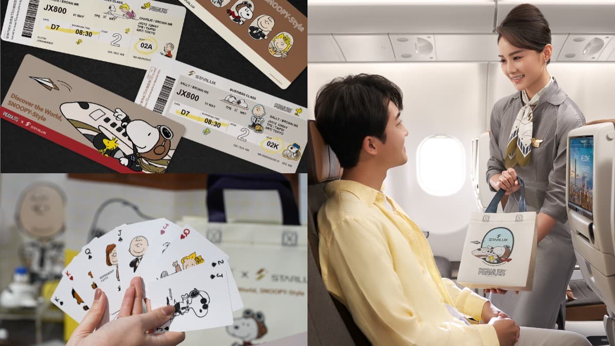 史努比陪你搭機!星宇航空「SNOOPY航班」這天起開飛,逾30款備品好想擁有