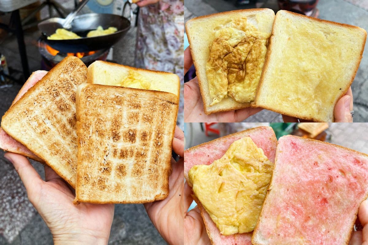 廟前60年「阿嬤牌三明治」!古早味豬油煎蛋軟嫩銷魂,炭火直烤金黃酥香 廟前60年「阿嬤牌三明治」!古早味豬油煎蛋軟嫩銷魂,炭火直烤金黃酥香