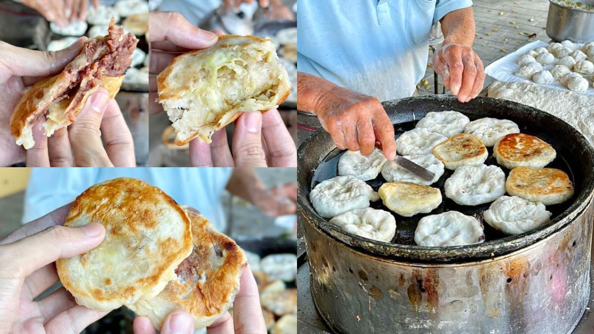 阿伯鐵沙掌現做!「古早味煎餅」每個7元超佛心,飄香60年在地人最愛