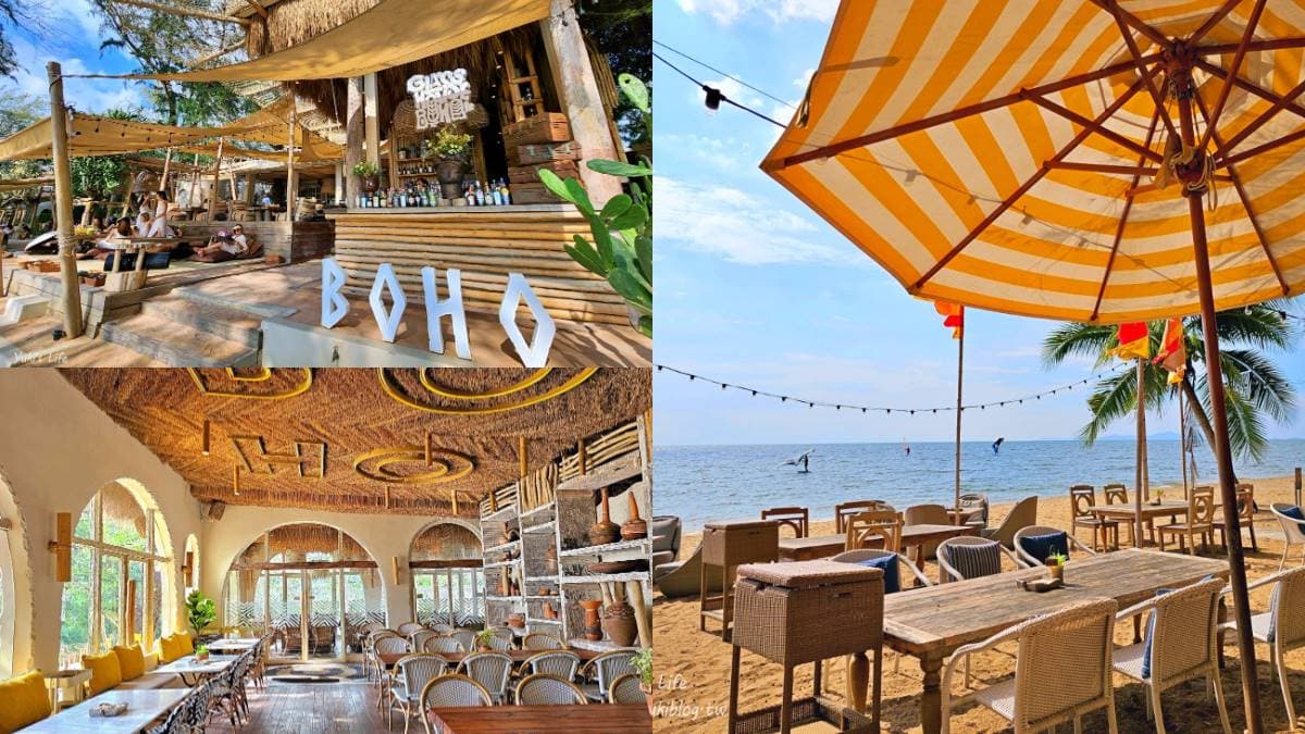 隨便拍都像明信片!IG人氣「夢幻海景餐廳」,1秒到海灘發呆Chill整天